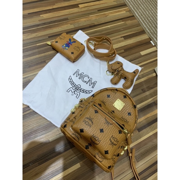 preloved like new m c m bag beeboo