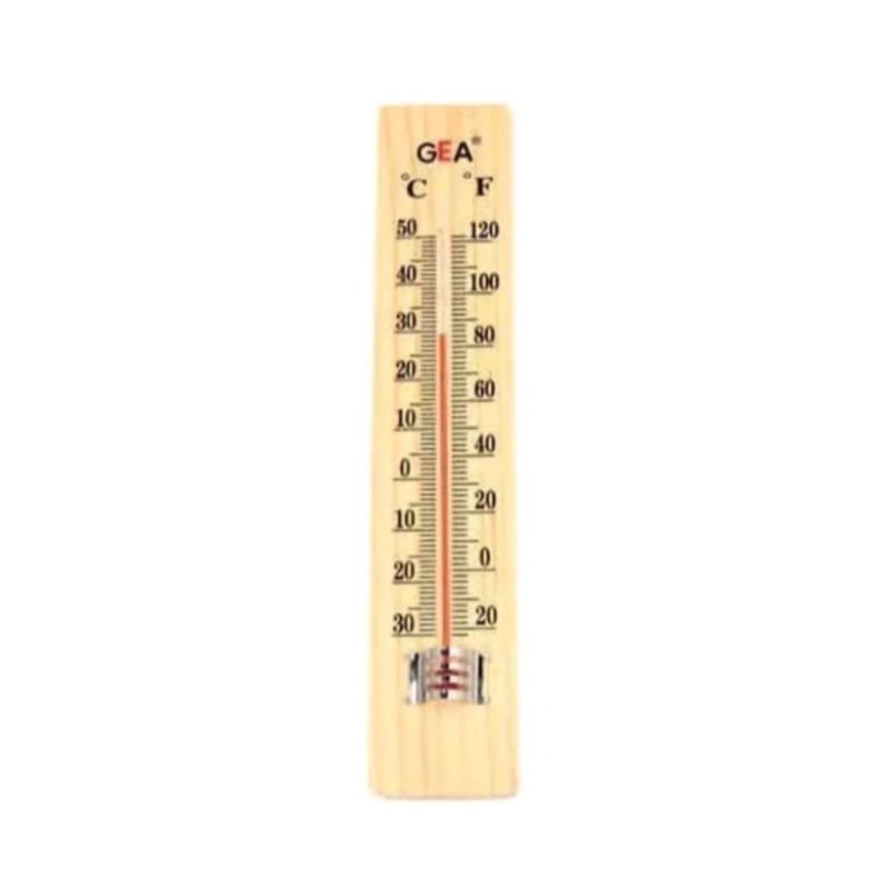 Thermometer Dinding / Ruangan Kayu GEA