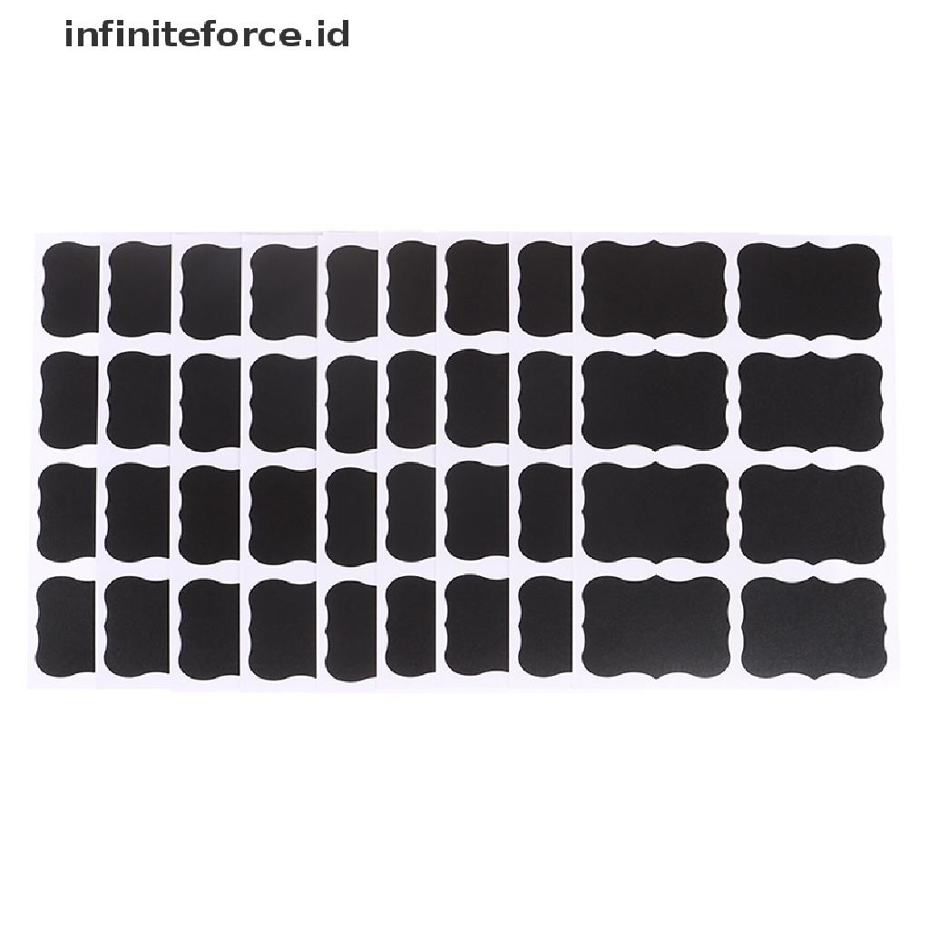 Infiniteforce.id 80Pcs / Set Stiker Label Botol Bumbu Dapur Anti Air