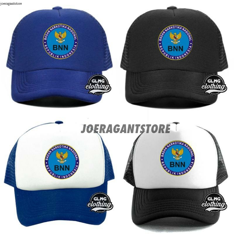 TOPI TRUCKER LOGO BNN INDONESIA JS