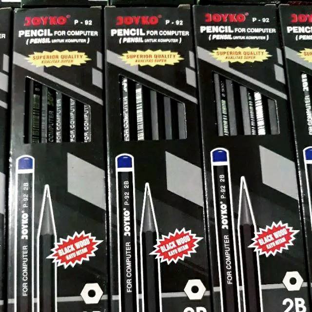 

Pensil 2B JOYKO Kayu Hitam P92 Blackwood Satuan P-92 / P 92