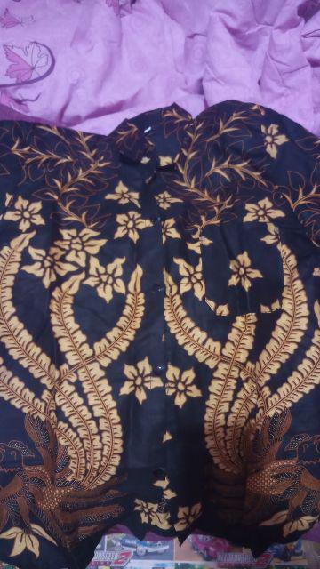 Kemeja Batik Pria Lengan Panjang Pekalongan Motif Terlaris Ready Seragam