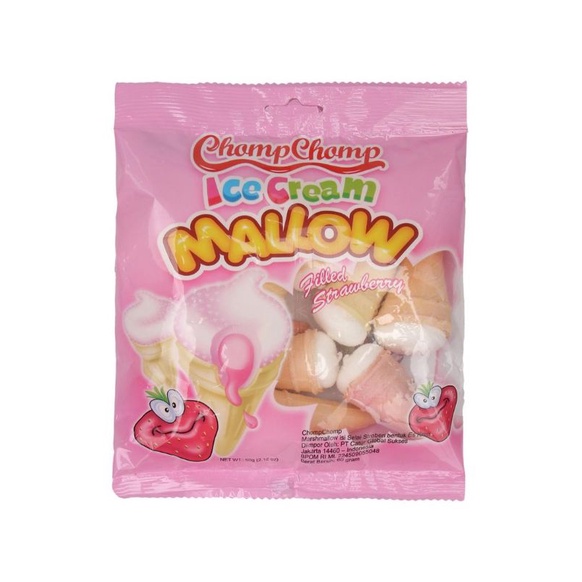 

Chomp Chomp Mallow Ice Cream Strawberry 60G