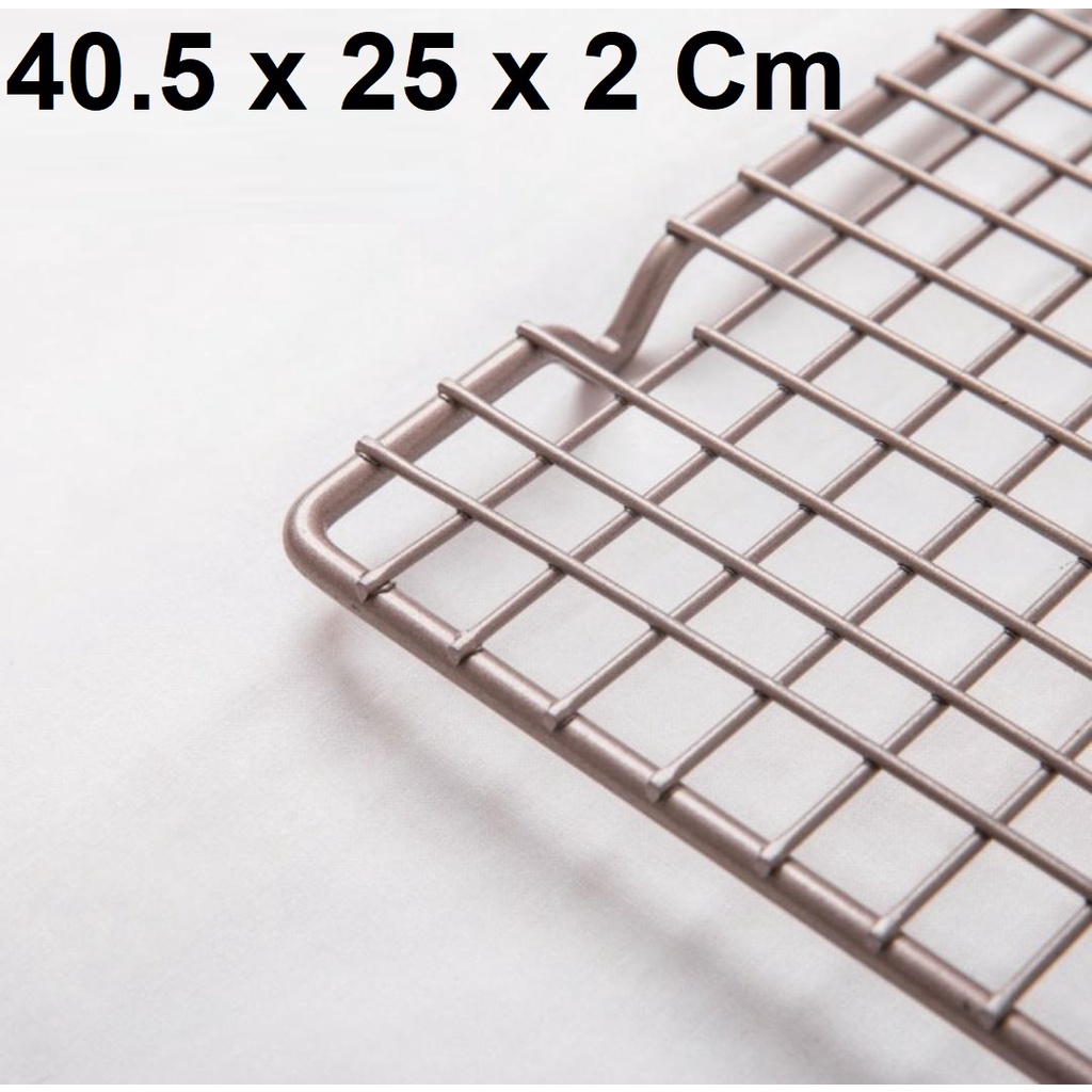 Cooling Rack 40.5 x 25Cm Rak Tatakan Pendingin Non Stick Coating Gold