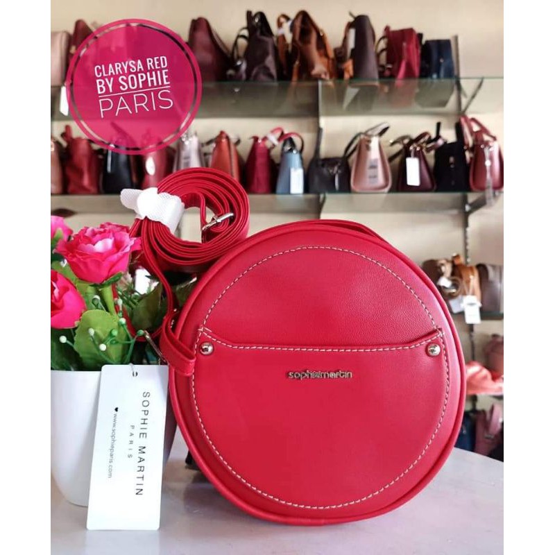 Tas Clarysa Red Sophie Martin Tas Sophie Paris Tas Sophie Martin Promo Murah Tas Import Tas Branded