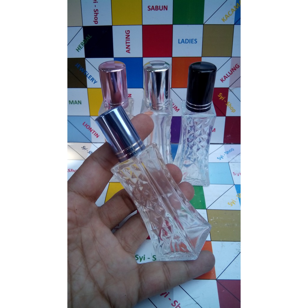 Botol Parfum Kotak Texture 22 ml