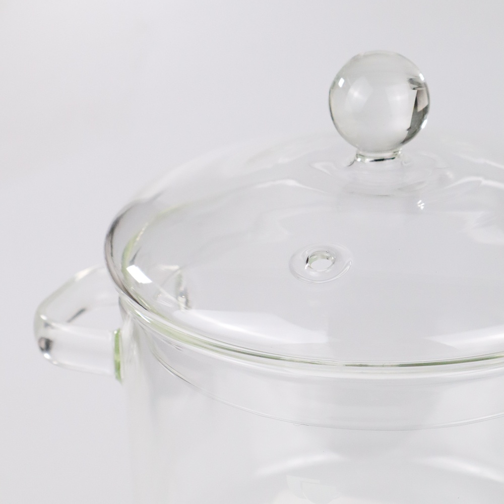 Pot Panci Masak Stewing Soup Pot Borosilicate Glass 15cm - YWJ-1265