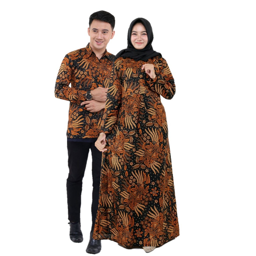 Maura Couple - Sania Ruffle Batik Couple Ori Ndoro Jowi Garansi Termurah Shopee - harga satuan pisah-Manggar sogan