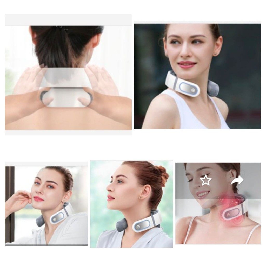 PIJATAN LEHER - Alat Pijit Leher / Alat Terapi Leher Neck Massage + Remote Kontrol / pijitan nyeri leher / sakit leher