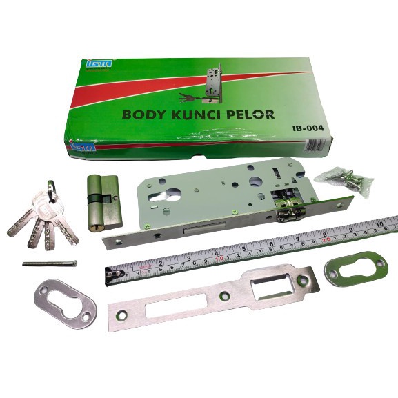 DPM - Body Kunci Pelor IGM Pintu Roller 4 Anak Kunci Cylinder Silinder 60mm
