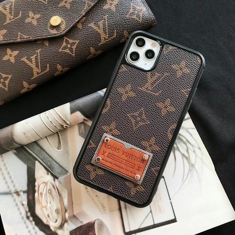 LV LEATHER HARD CASE IPHONE 7 Plus 7+ 8 8+ X Xs Xr XsMAX 11 11Pro 11ProMax 12 12Mini 12Pro 12ProMax