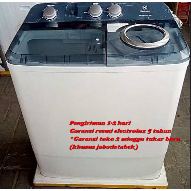 Mesin cuci electrolux EWS 11262 WA 2 tabung 10 kg 450 watt