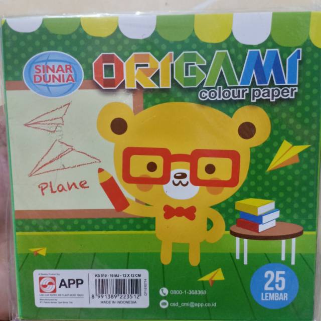 

(40gr) 1pak kertas origami lipat sidu 12x12