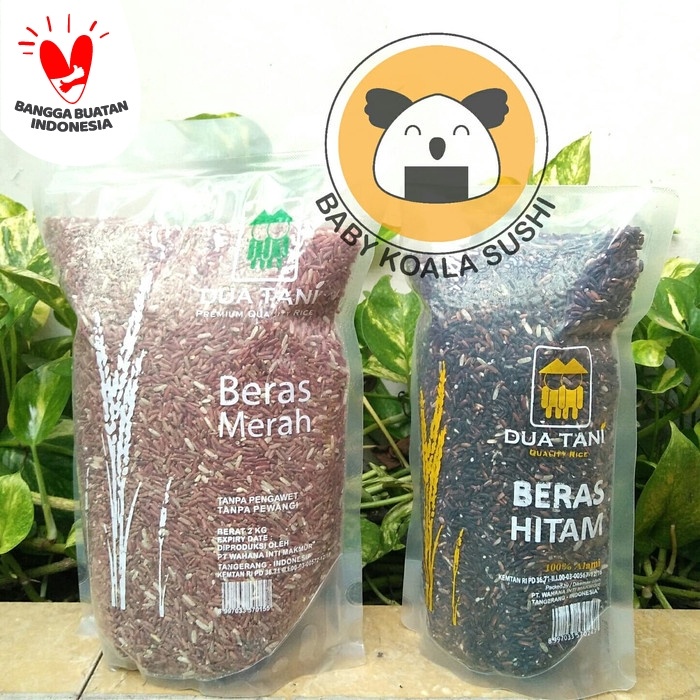 

978Eq1W Beras Merah Dua Tani 2 Kg | Red Rice 2 Kg WQ012