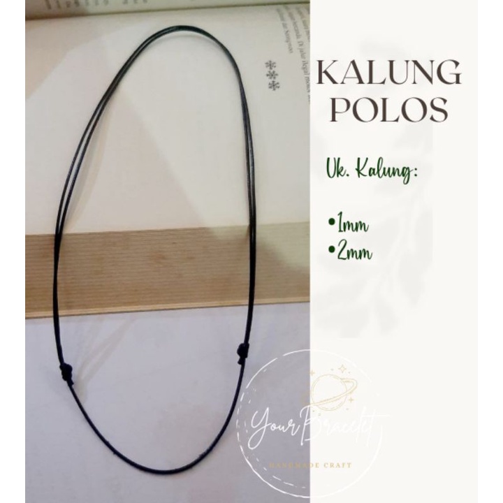 YB-(Buy 5 free 1)(TEEMURAH)Kalung Polos/ Kalung tali polos/ Kalung simpel