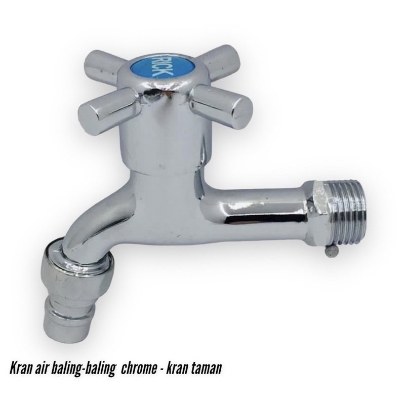 Kran air taman model baling-baling chrome