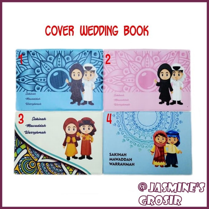 Cover Wedding Book Sampul Buku Nikah Document Organizer Pernikahan