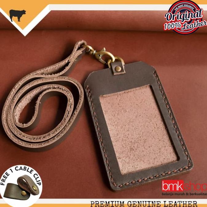 

Office & Stationery | Document Organizer | Gantungan Id Card Name Tag Dari Kulit Asli Jahit Tangan Leather Goods | Best Seller