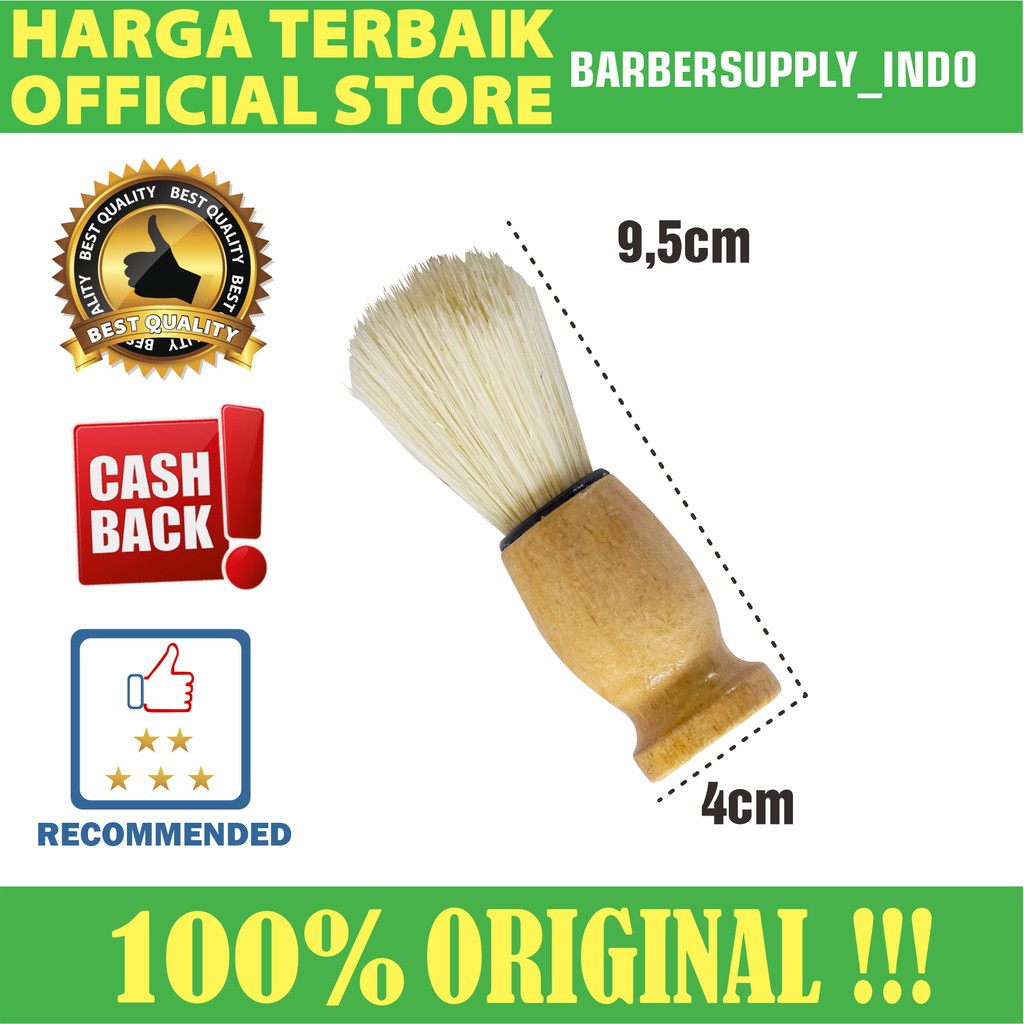 SIKAT / KUAS / BRUSH NYLON SHAVING CUKUR SABUN JENGGOT BARBER PANGKAS