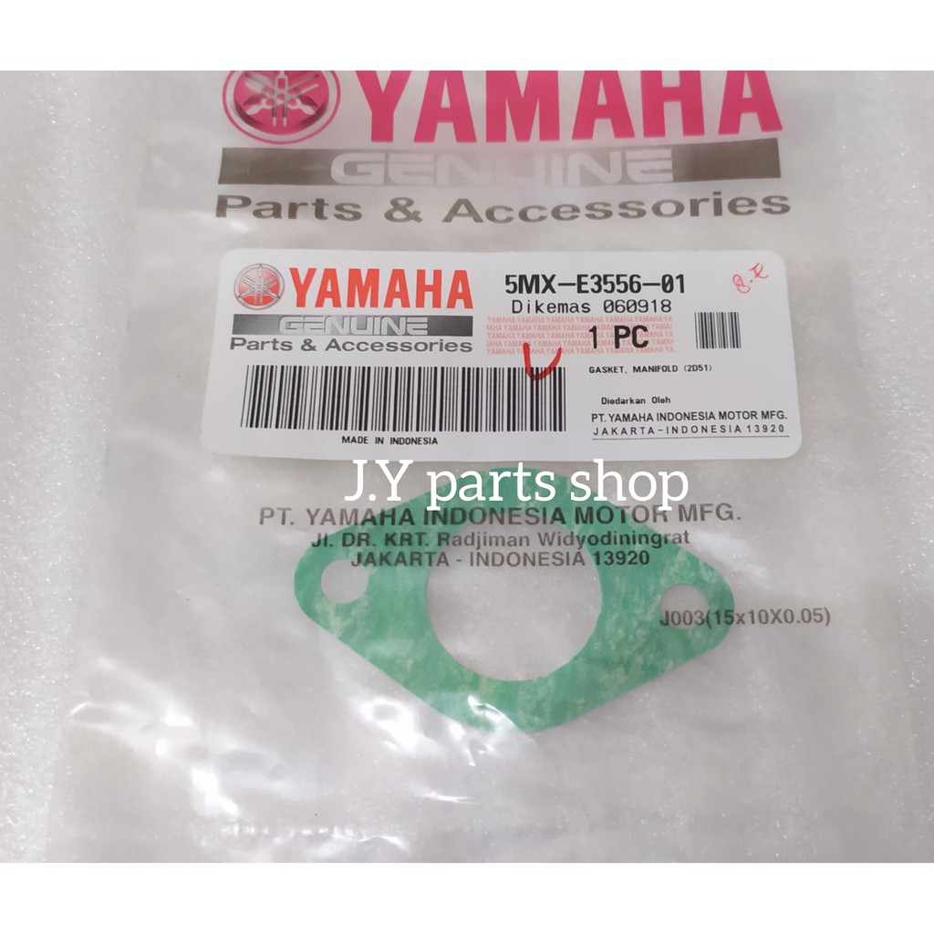 PAKING PERPAK KERTAS INTEK INTAKE MANIFOLD MANIPUL NOUVO MIO SPORTY SMILE SOUL FINO ORIGINAL YGP 5MX-E3556-01