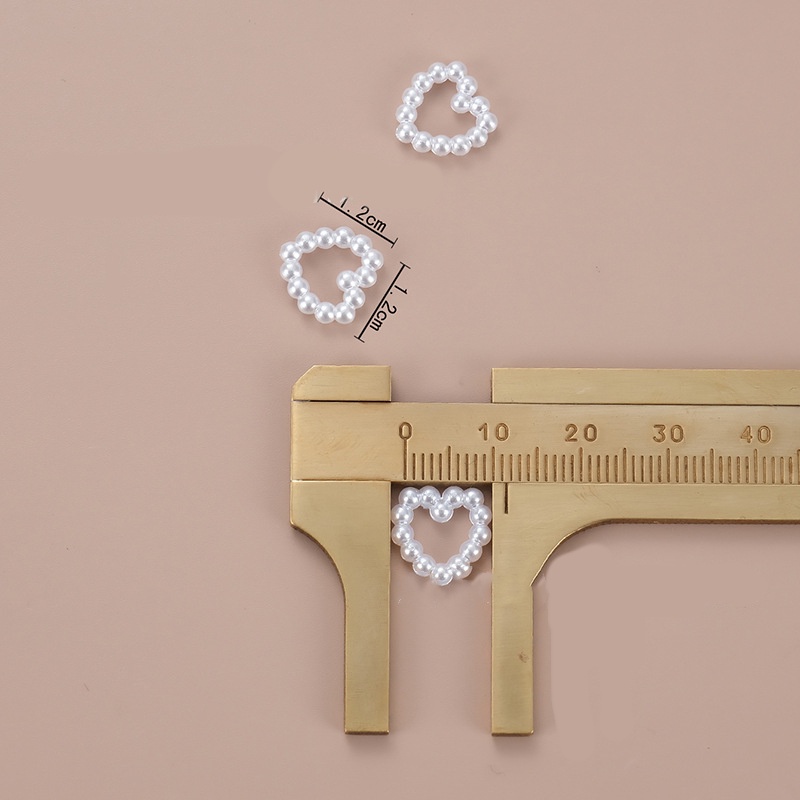 10 Pcs Patch Berlian Mutiara 3D Warna Putih Susu Gaya Korea Untuk Dekorasi Manicure Charms