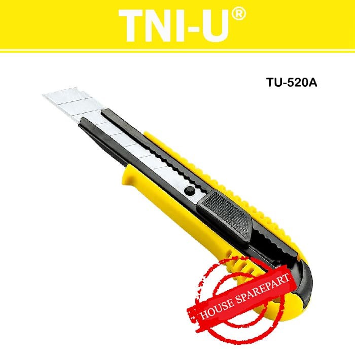 

Murah TNI-U TU-520A Two-Color Rubber and Plastic Handle Utility Knife Elegan