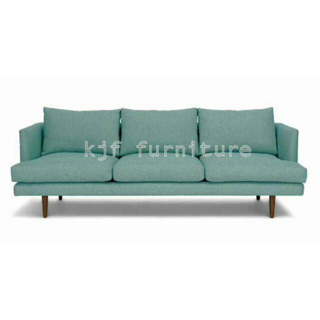 Sofa retro sofa vintage sofa minimalis vintage dudukan 3 kanvas