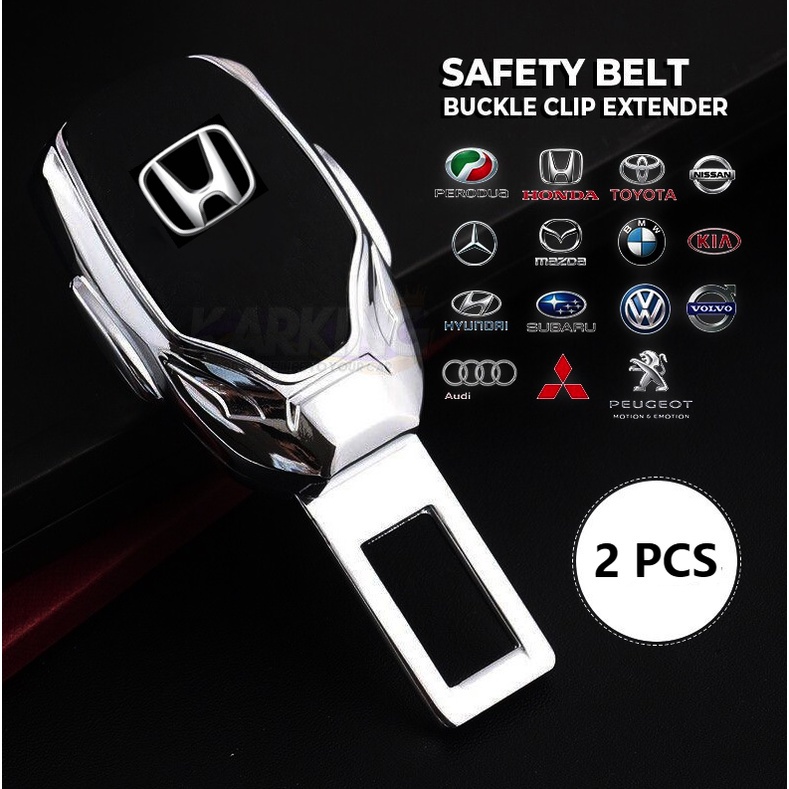 Buckle Extension Sabuk Pengaman Mobil Bahan Metal Untuk Honda Hilux Vios Yaris Rush Corolla Cross