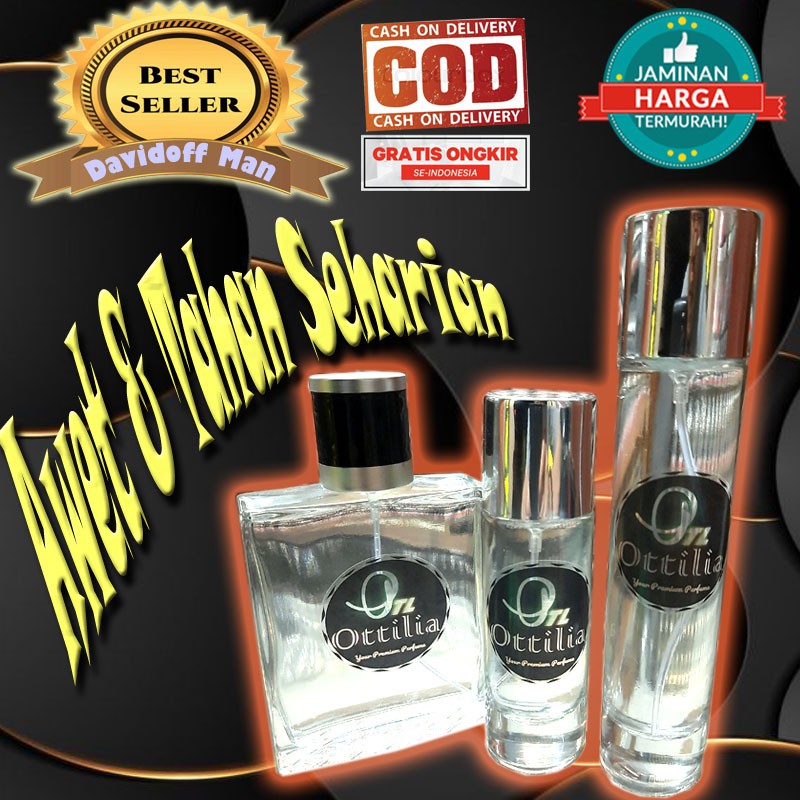 Parfum farfum parfume minyak wangi pria cowok laki laki tahan lama non alkohol Davidoff Coll Water