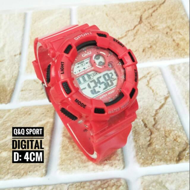 

Q+Q digital,alarm,lampu,kalender,hari, water resist