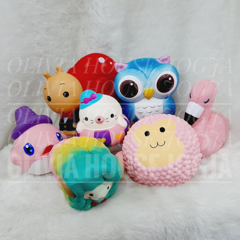 Squishy Domba Squishy Angsa Squishy Monyet Squishy Siput Squishy Ikan Squishy Burung