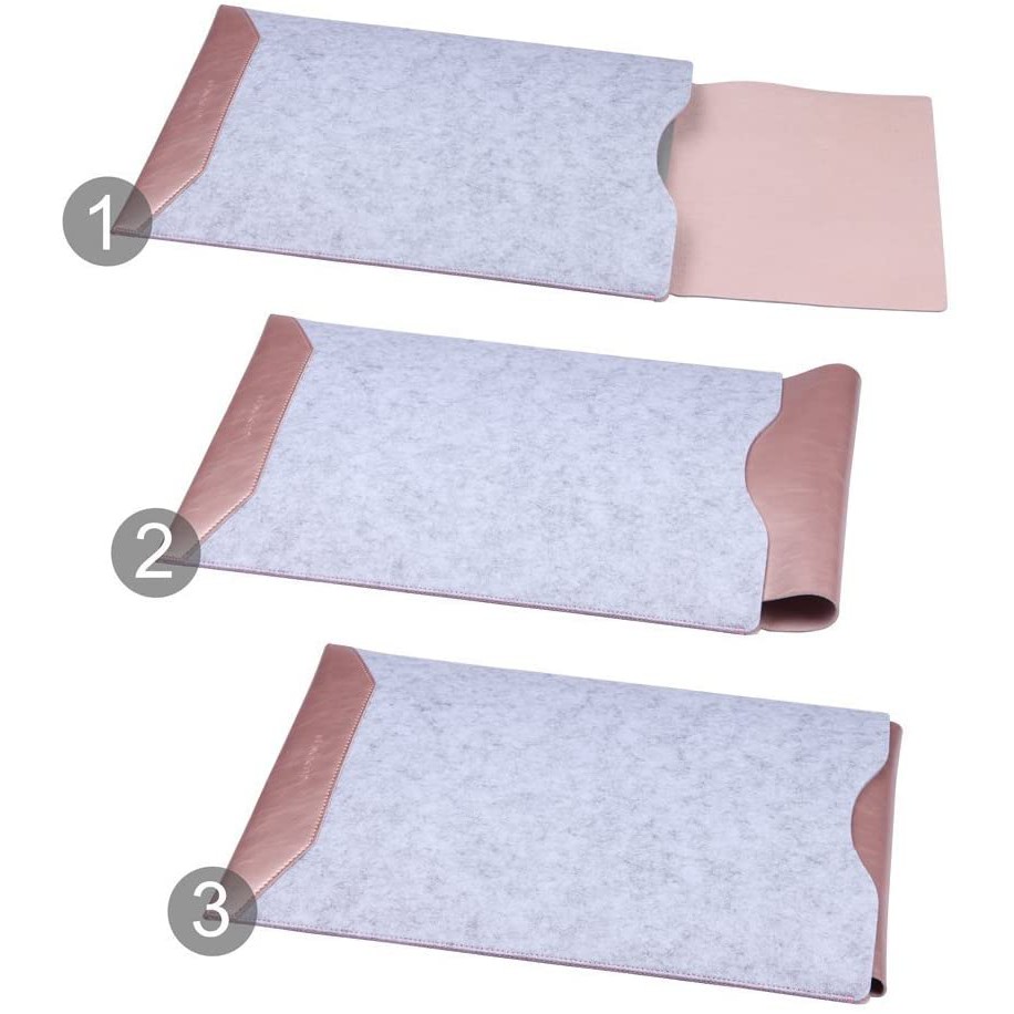 Tas Laptop/Softcase Macbook Air 13inch Microfiber Leather Pink