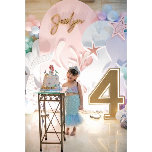 tatum collection - dress mermaid anak