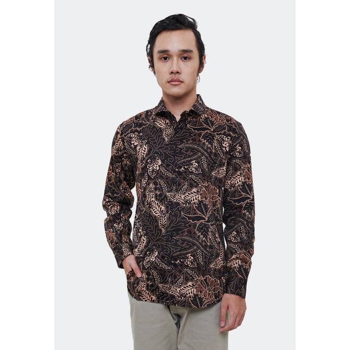 MANZONE kemeja batik lengan panjang pria - ARYAYATTA 01