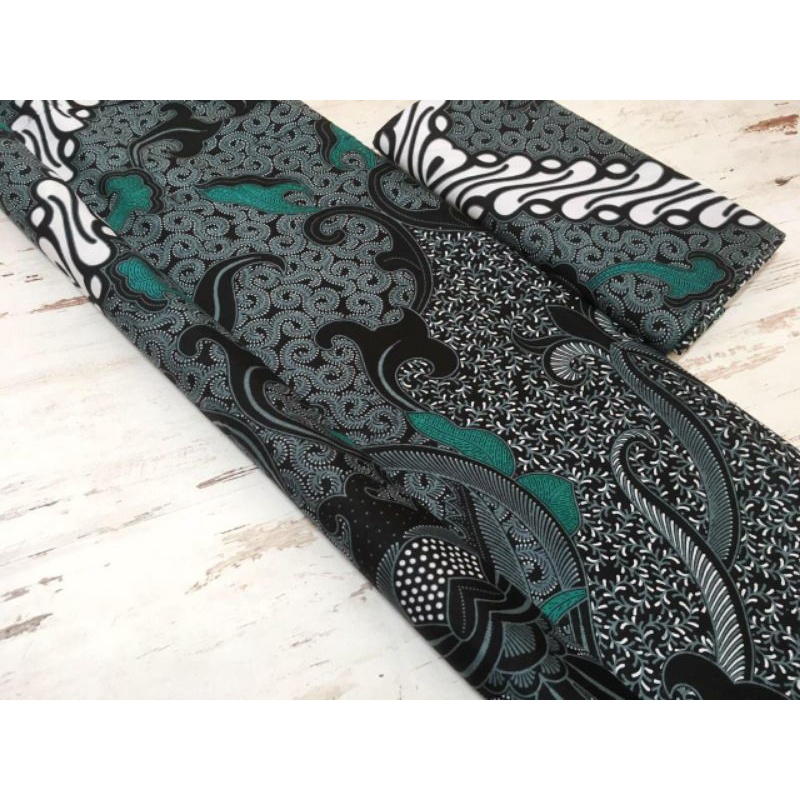 Kain Batik Hijau Jarik Kebaya Kode 1624 Couple Katun Printing Sogan Lawasan Seragam Bridesmaid Meter