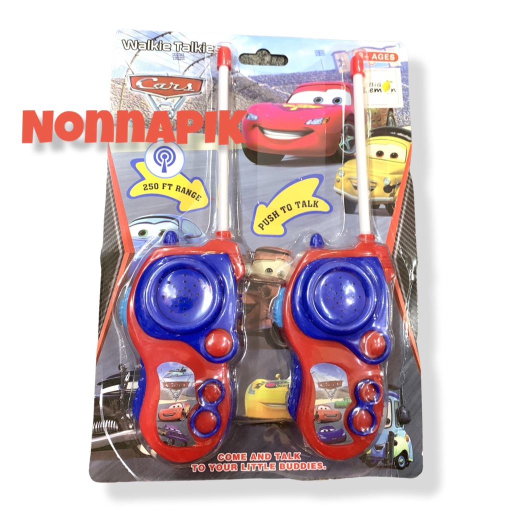Mainan Anak Baterry Operated Superhero Walkie-Talkie Phone (Battery Not Included)