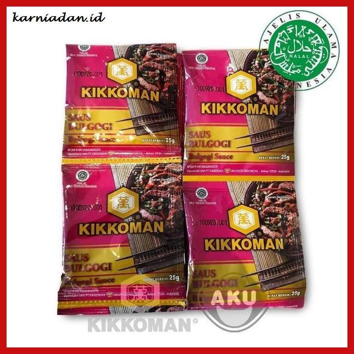 

gnidderdsaus- kikkoman saus bulgogi halal sachet ecer dan grosir | bulgogi sauce -asliiiiii.