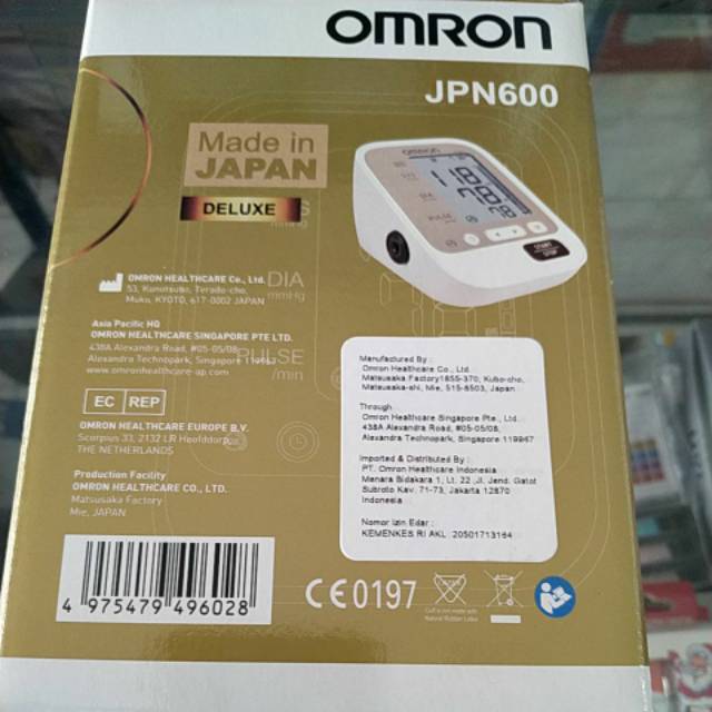 Tensimeter Digital Omron / Tensi Omron JPN600 (Made In Japan) / Omron JPN600 / Tensi Omron JPN600