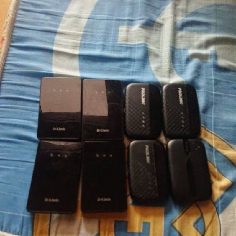 modem 4g mifi tplink d'link pro'link m7350 all operator all frekuensi batre awet