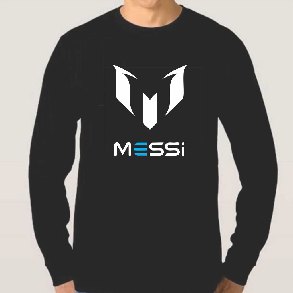 Kaos Bola Messi Lengan Panjang Jumbo