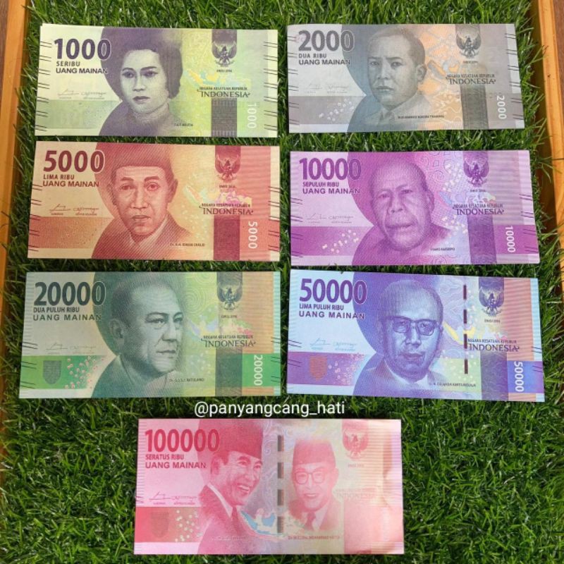 Uang Mainan (harga perlembar) / Uang Mahar / Uang palsu versi terbaru