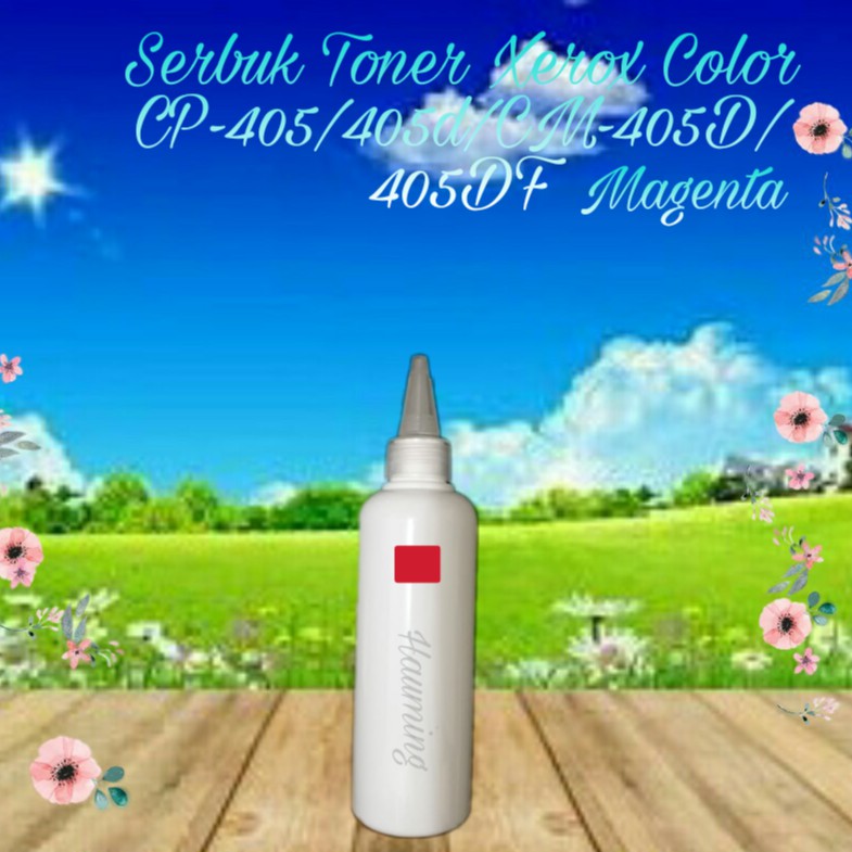 Serbuk Toner Xerox CP405 CP405D CM405 CM405D CM405DF CP-405 405D CM-405 405D 405DF Magenta 1x Isi