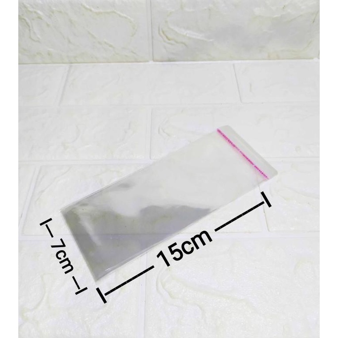 

( 50 pcs ) Plastik Uang OPP LEM Uk. 7cm x 15cm - plastik uang/duit/acc duniahand1 Ayo Beli