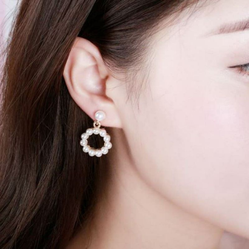 Anting Fashion Korea Mutiara