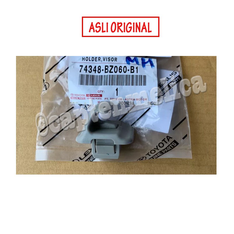 ORI Klip Clip Pegangan Cantolan Sunvisor sun visor Avanza veloz NEW 2012-2015 penghalang sinar cahay
