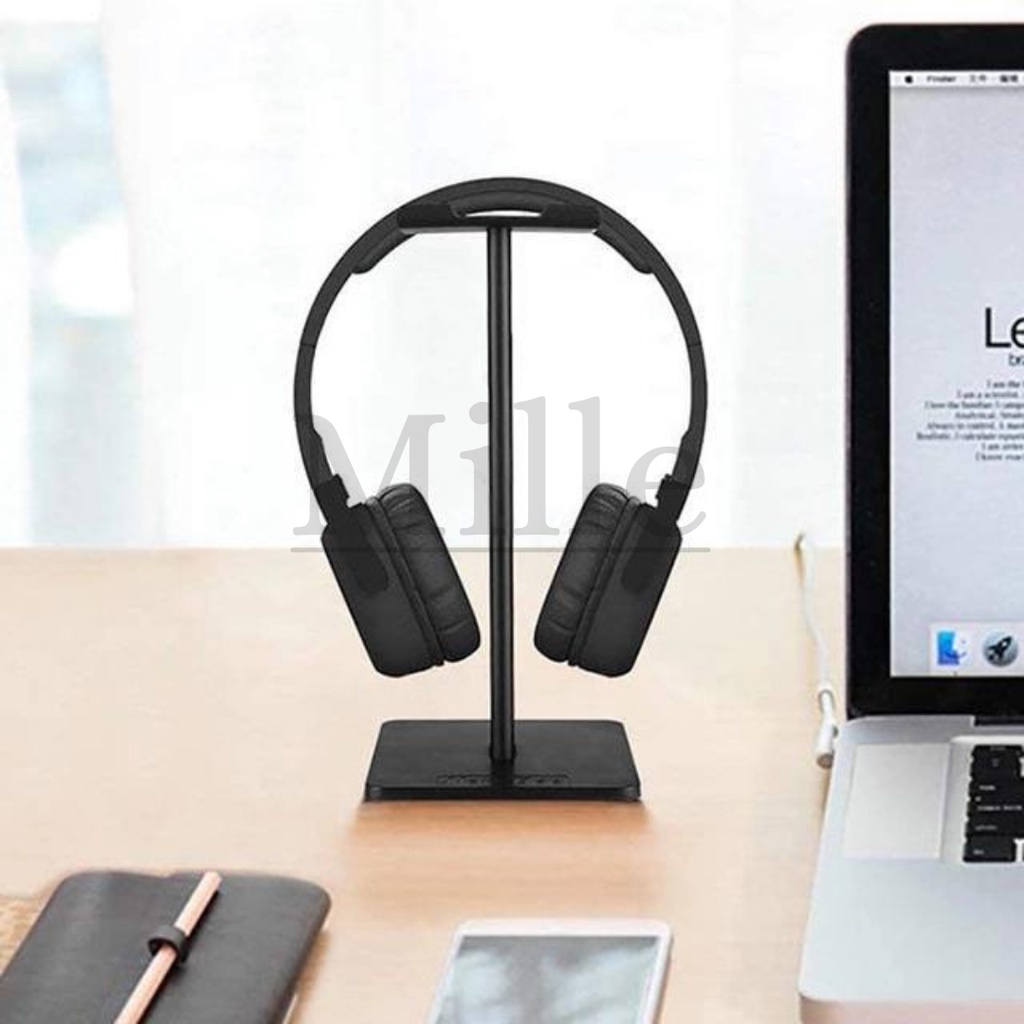 Headphone Stand Black | Headphone Holder | Mille Accesories