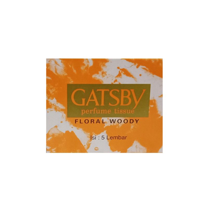 Gatsby Perfume Tissue Floral Woody - Isi 5 Lembar