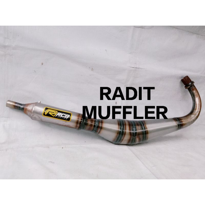 knalpot racing telo satria 2 TAK HIU DAN LUMBA Suzuki RGV 120