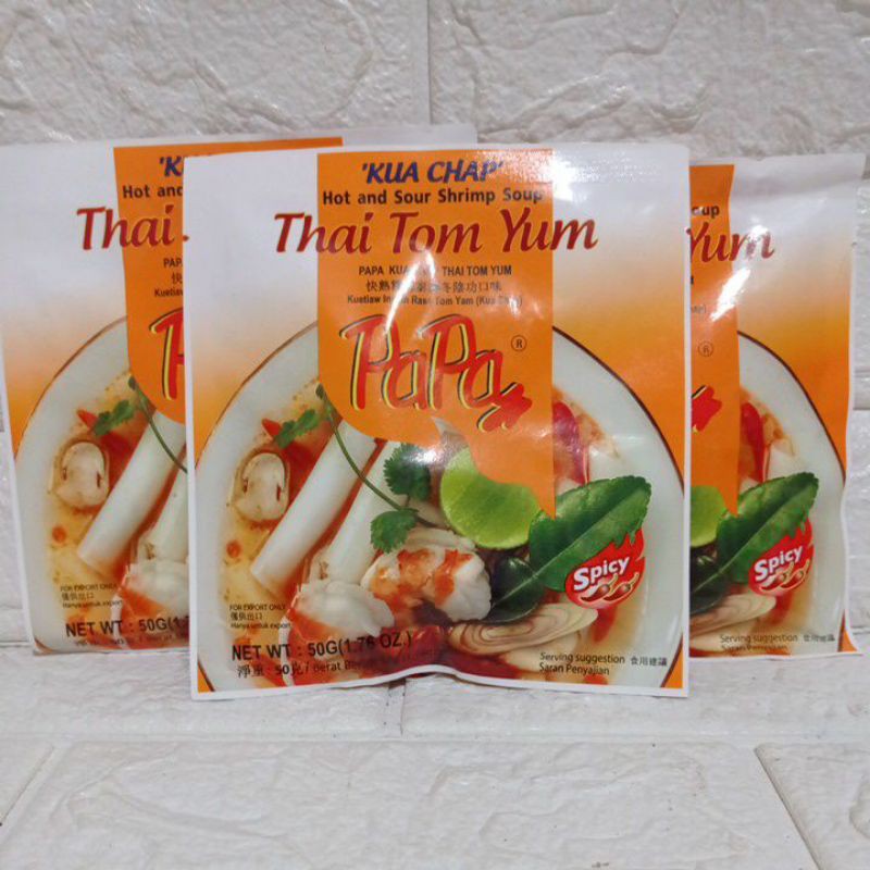 

kwecap papa/papa thai tom yum 50g