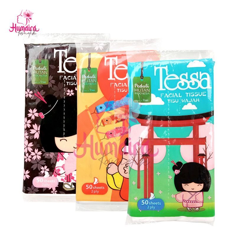 Tessa Facial Tissue Travel Pack Isi 50 Sheet